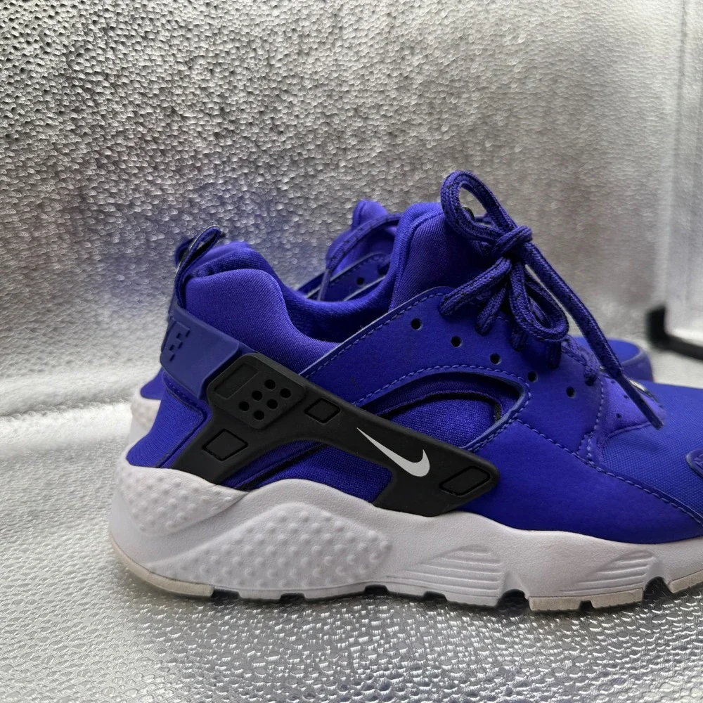 Size 4Y Nike Air Huarache Run GS Kids Blue Excellent Hyper Royal 909143-402